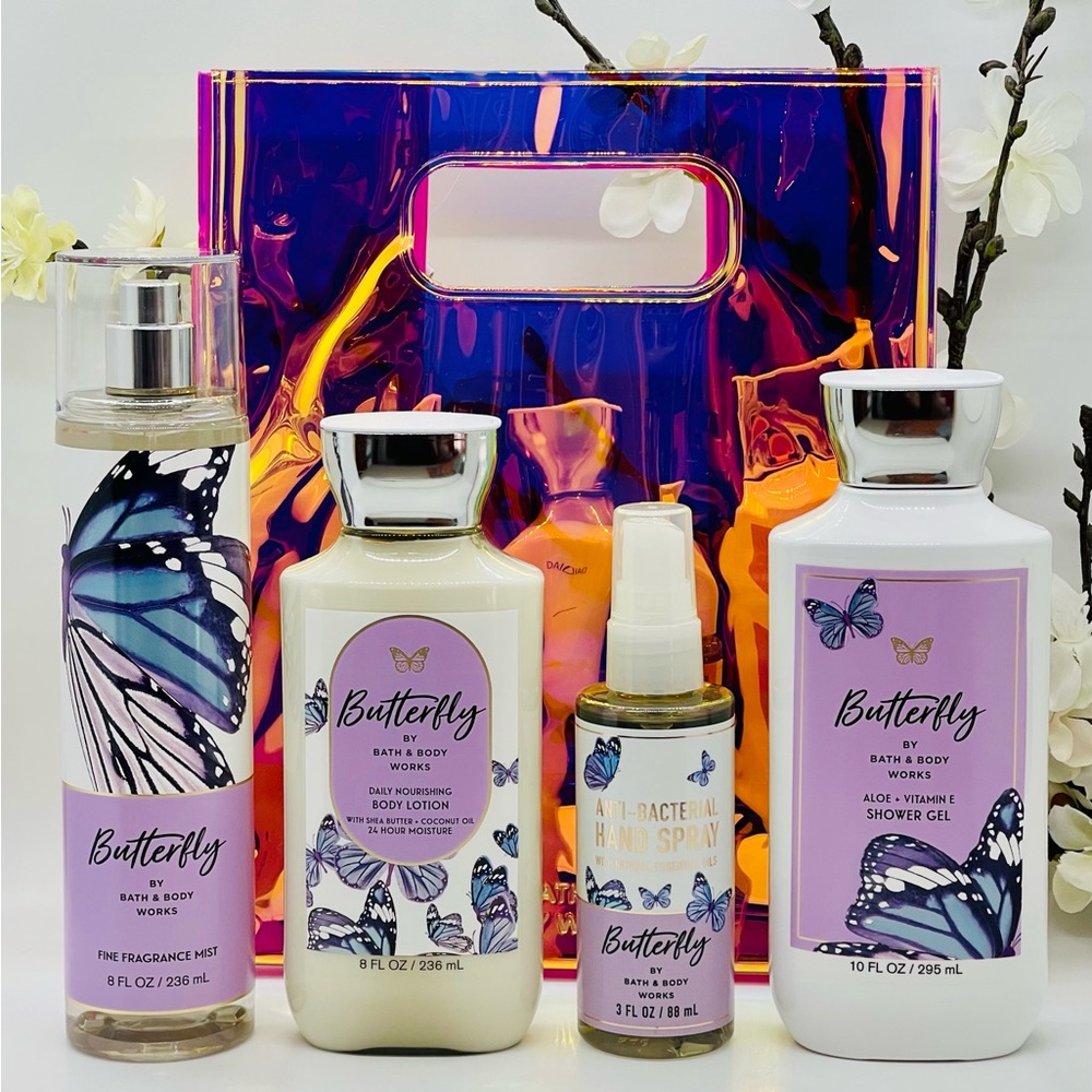 Bath and Body Works Butterfly Deluxe 5-Piece Gift Set